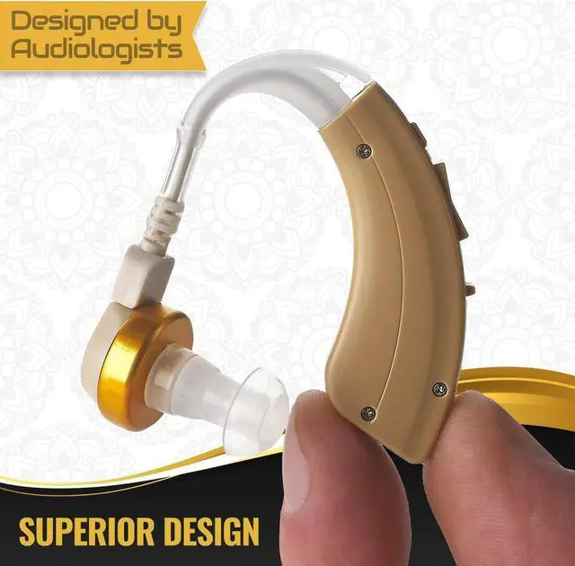 Alt view image 5 of 7 - MEDca Behind The Ear Sound Amplifier - Rechargable BTE Hearing Ear Amplification Device and Digital Sound Enhancer PSAD for The Hard of Hearing, Noise Reducing Feature