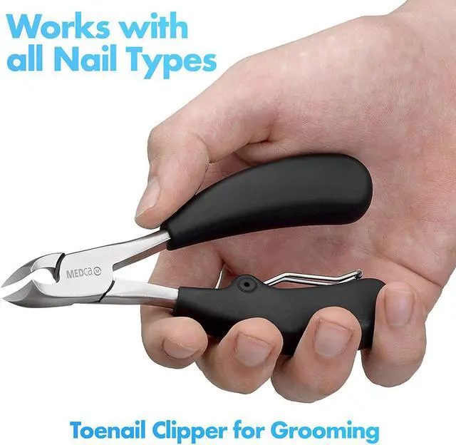 Alt view image 2 of 7 - Precision Toenail Clipper Tool - Premium Ingrown Toenail Cuticle Remover Trimmer and Thick Toenails Nipper, Surgical Grade Stainless Steel Nail Foot Treatment for Grooming Nail Care, Pedicure Tools