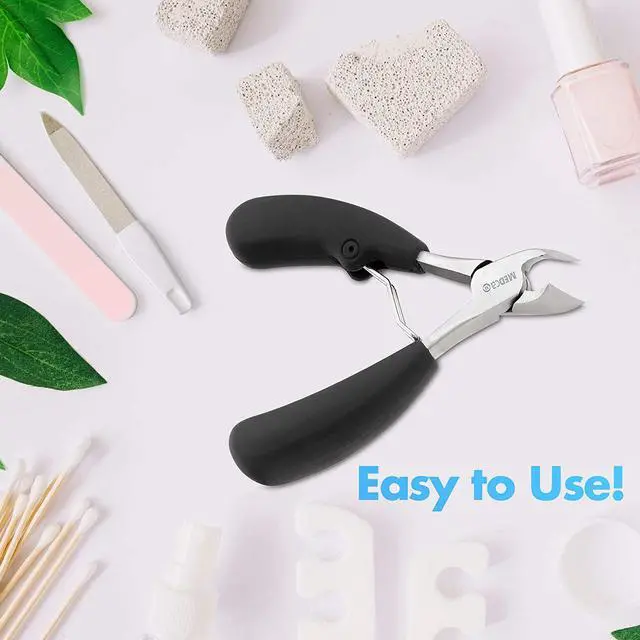 Alt view image 6 of 7 - Precision Toenail Clipper Tool - Premium Ingrown Toenail Cuticle Remover Trimmer and Thick Toenails Nipper, Surgical Grade Stainless Steel Nail Foot Treatment for Grooming Nail Care, Pedicure Tools
