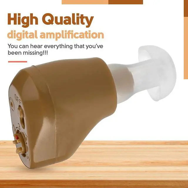 Alt view image 6 of 7 - MEDca ITE Rechargeable Personal Sound Mini Ear Amplifier
