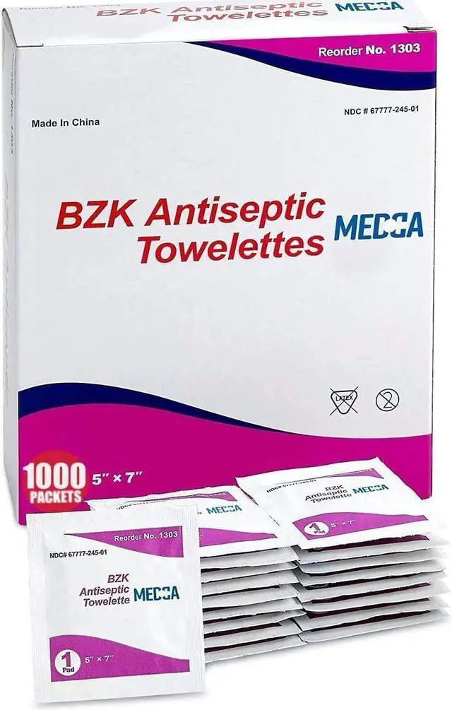Main image of bzk Wipes Pack of 1000ââ¬Â¦