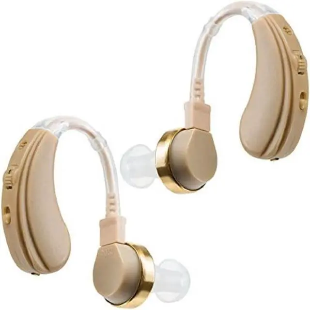 Alt view image 5 of 7 - Pair of 2 MEDca Digital Hearing Aid - Behind the Ear - Rechargeable for Left or Right Ear