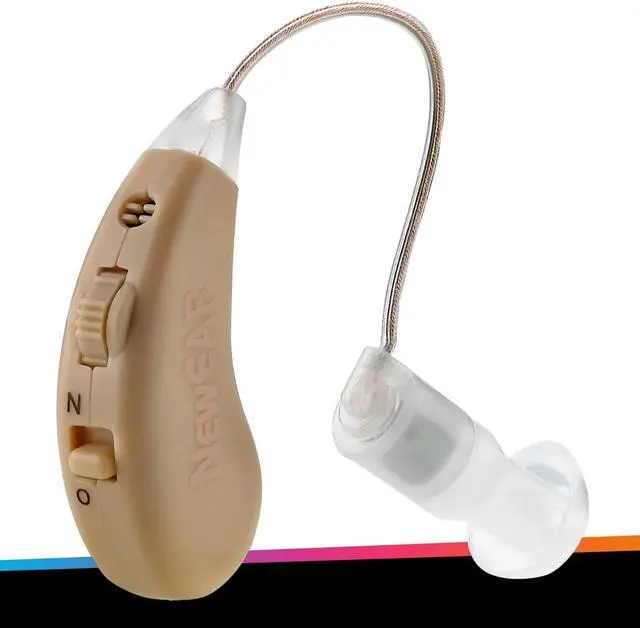 Alt view image 5 of 7 - Digital Hearing Amplifier - (Pair of 2) Noise Cancelling with One Touch Volume Control, No Programming Required, Near-Invisible Behind The Ear, Upgraded 2019 Design & Rechargeable USB Dock by MEDca