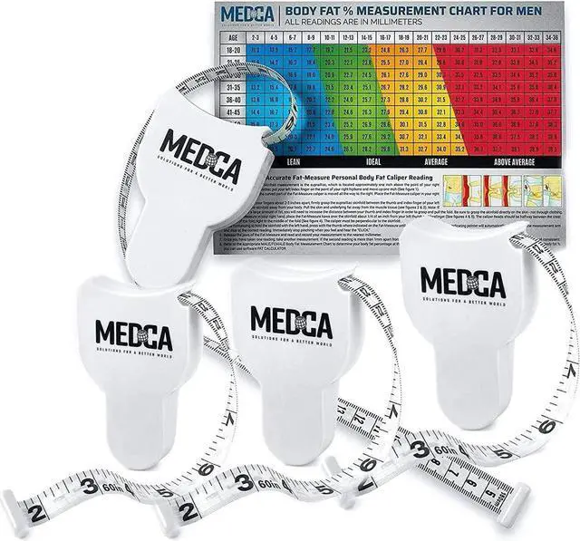 Alt view image 3 of 6 - Body Tape Measure - (4 Pack) Measuring Tapes for Body and Fat Weight Monitors, (Inches & cm) Retractable Tape Measure Ruler for Accurate Body Fat Calculator Helps Calculate Fitness Body Measurements