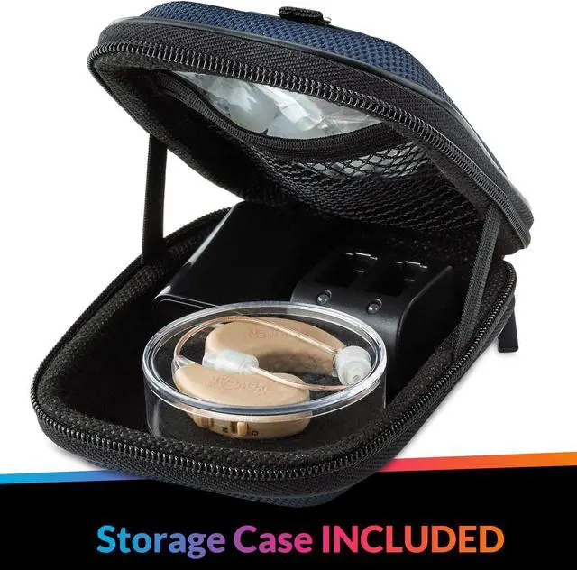 Alt view image 3 of 7 - Premium BTE Hearing Amplifiers - Digital Ear Amplification Device Pair and Rechargeable Behind the Ear Hearing Amplifier Set with Sound Amplification for the Hard of Hearing by MEDca