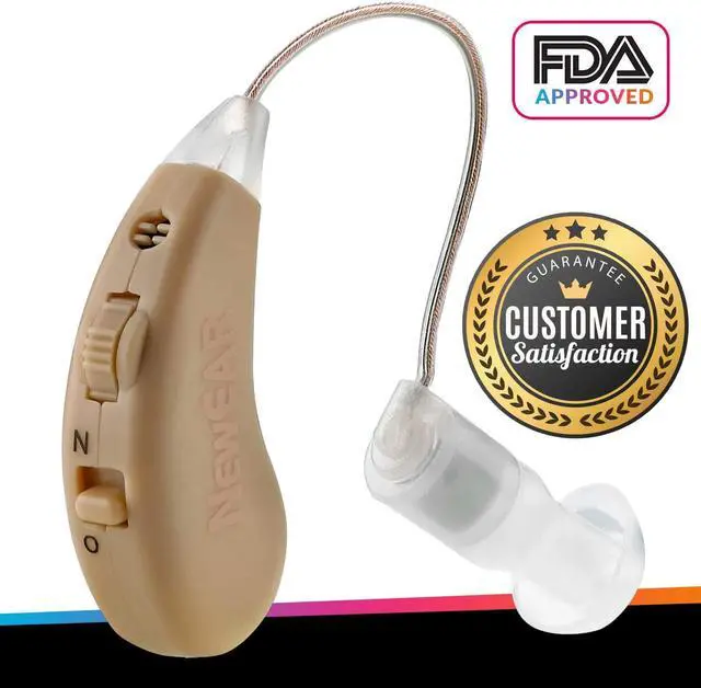 Alt view image 7 of 7 - Premium BTE Hearing Amplifiers - Digital Ear Amplification Device Pair and Rechargeable Behind the Ear Hearing Amplifier Set with Sound Amplification for the Hard of Hearing by MEDca