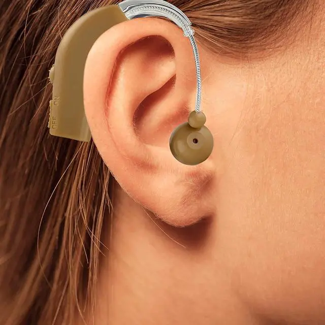 Alt view image 5 of 7 - Digital Hearing Amplifier Set - Personal Sound Amplification Device, Rechargeable All-Day Battery Life Lightweight Behind the Ear BTE Sound and Voice Hearing Amplifiers for Adults and Seniors by MEDca