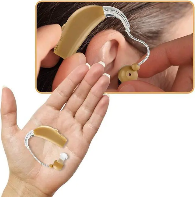 Alt view image 7 of 7 - Digital Hearing Amplifier Set - Personal Sound Amplification Device, Rechargeable All-Day Battery Life Lightweight Behind the Ear BTE Sound and Voice Hearing Amplifiers for Adults and Seniors by MEDca