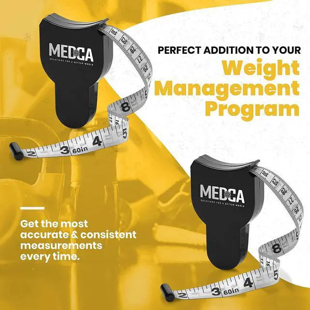 Alt view image 3 of 6 - Body Tape Measure - (2 Pack) Measuring Tapes for Body and Fat Weight Monitors, (Inches & CM) Retractable Tape Measure Ruler for Accurate Body Fat Calculator Helps Calculate Fitness Body Measurements