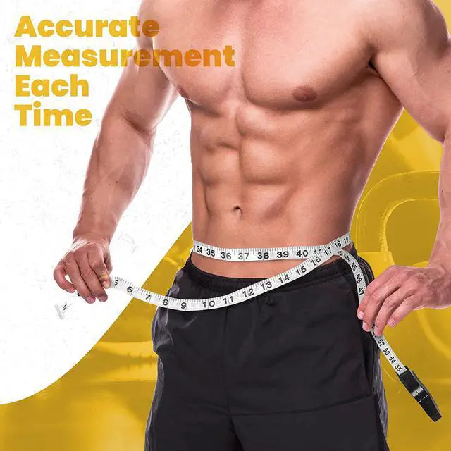 Alt view image 4 of 7 - Body Tape Measure - (2 Pack) Measuring Tapes for Body and Fat Weight Monitors, (Inches & CM) Retractable Tape Measure Ruler for Accurate Body Fat Calculator Helps Calculate Fitness Body Measurements