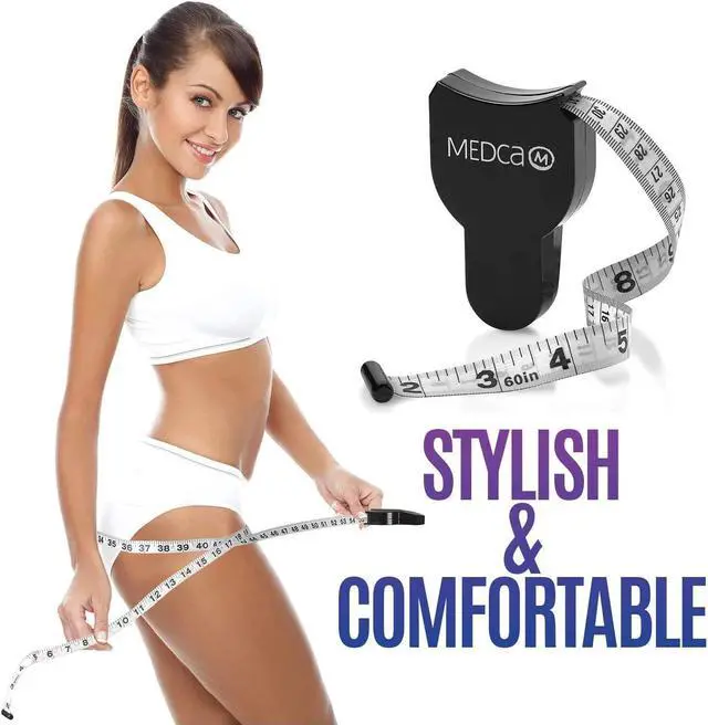 Alt view image 7 of 7 - Body Tape Measure - (4 Pack) Measuring Tape for Body and Body Fat Measuring Device Fitness & Weight Monitors, (Inches & cm) Retractable Tapes Measure Ruler for Accurate Body Fat Calculator