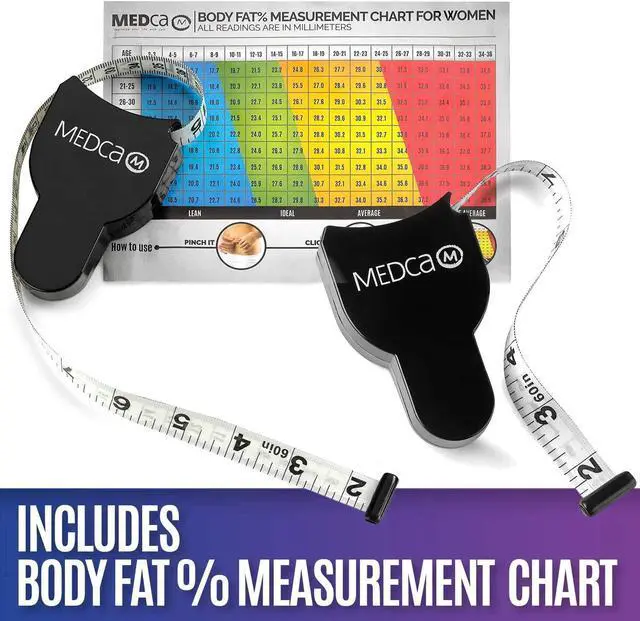 Alt view image 3 of 7 - Body Tape Measure - (4 Pack) Measuring Tape for Body and Body Fat Measuring Device Fitness & Weight Monitors, (Inches & cm) Retractable Tapes Measure Ruler for Accurate Body Fat Calculator