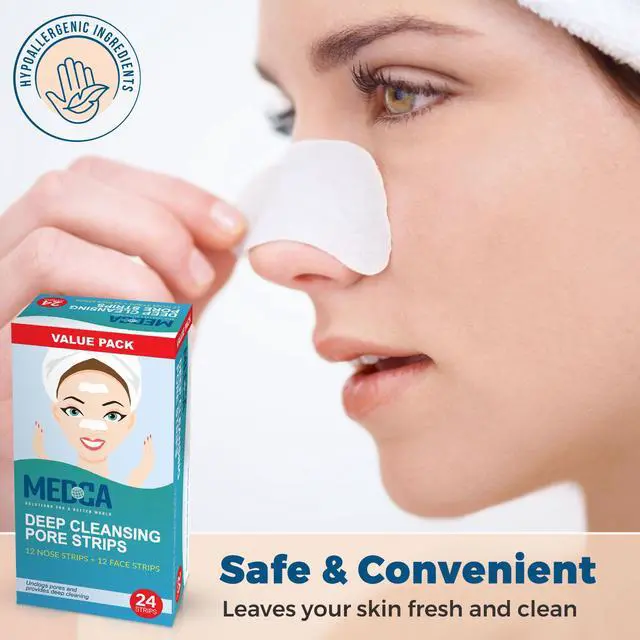 Alt view image 6 of 8 - MEDca Deep Cleansing Nose Pore Strips, 24 Count