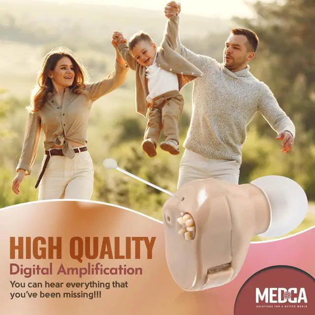 Alt view image 2 of 7 - NewEAR Hearing Amplifier Ear ITC (Pair)"Extra Small" Second Generation
