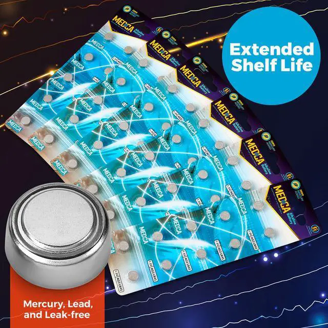 Alt view image 5 of 7 - 1.5V Alkaline Batteries - LR41, 192, 92A,LR736, and AG3 Battery - Button Coin Cell for Hearing Aids, Amplifiers, Clocks, Toys, Remotes, Calculators, Lasers, Long Lasting Power, Anti Corrosion, 60 Pcs