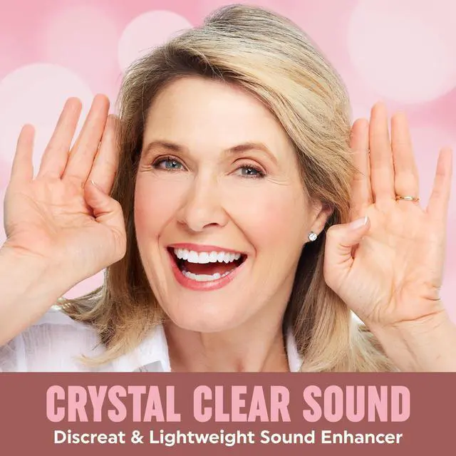 Alt view image 7 of 7 - Digital Hearing Amplifier - Behind the Ear Sound Amplifier Set, BTE Hearing Ear Amplification Device and Digital Sound Enhancer PSAD for Hard of Hearing, Noise Reducing Feature, Pink by MEDca