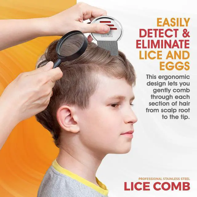 Alt view image 3 of 7 - Lice Comb - (Pack of 24) Head Lice Treatment that's Individually Packaged Professional Stainless Steel Louse and Nit Combs Removes Eggs with Rounded Tips for Comfort
