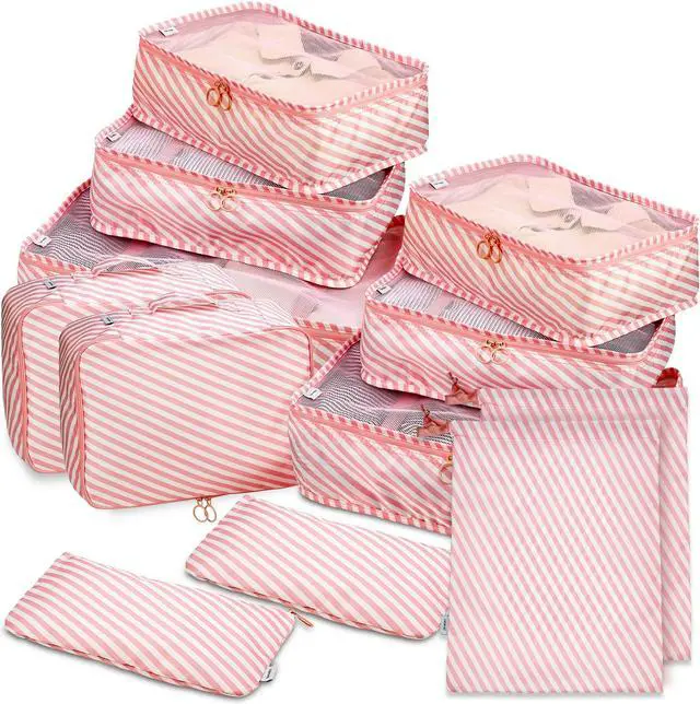 Main image of 12 Set Packing Cubes - Travel Packing Organizers and Compression Packing Cube System for Luggage and Carry On Bags