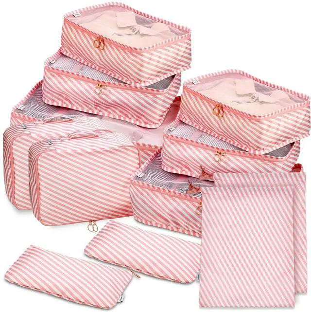 Main image of 12 Set Packing Cubes - Travel Packing Organizers and Compression Packing Cube System for Luggage and Carry On Bags