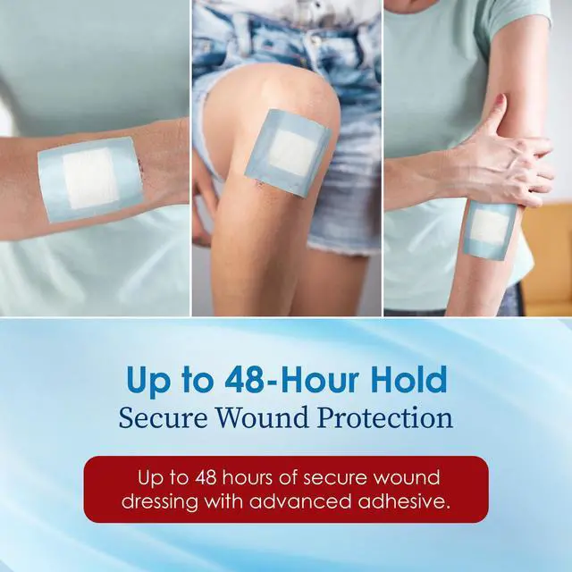 Alt view image 4 of 7 - MEDca Sensitive Skin Low Trauma Tape Roll, 1 Inch x 4 Yards, Pack of 2 Rolls