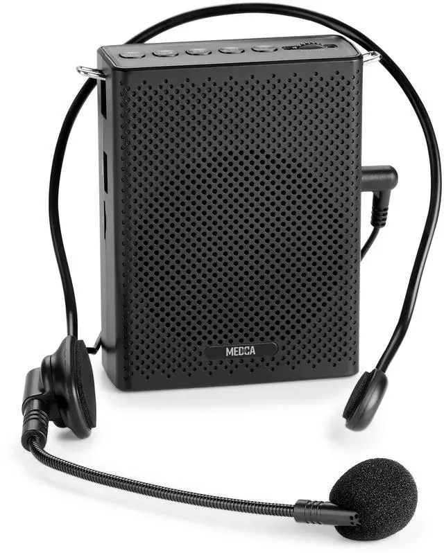 Main image of Portable Mini Voice Amplifier, Built-in Rechargeable Wired Portable Microphone and Speaker with Waist-Band, Bluetooth Megaphone PA System Supports MP3, Aux for Teachers, Trainers, Presenters