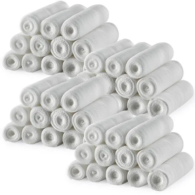 Main image of Gauze Bandage Rolls - Pack or 48, 3" x 4.1 Yards Per Roll of Medical Grade Gauze Bandage and Stretch Bandage Wrapping for Dressing All Types of Wounds and First Aid Kit by MEDca