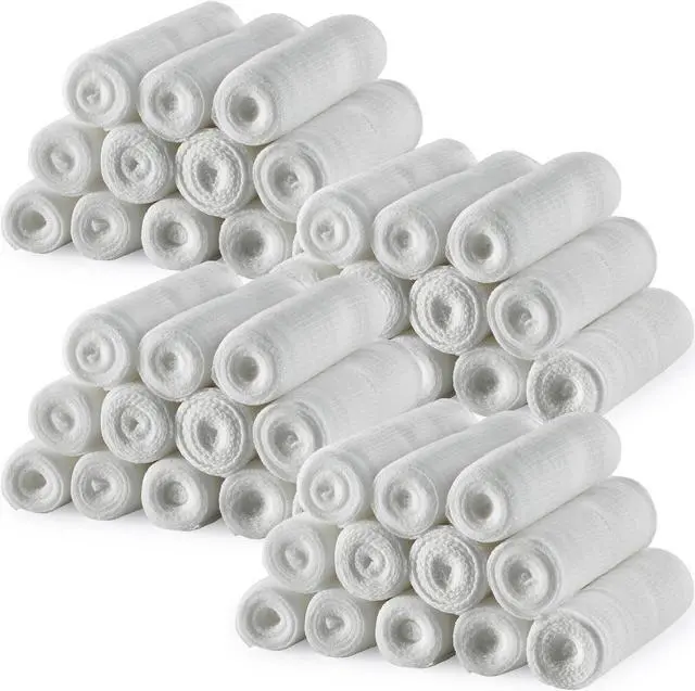 Main image of Gauze Bandage Rolls - Pack or 48, 4" x 4.1 Yards Per Roll of Medical Grade Gauze Bandage and Stretch Bandage Wrapping for Dressing All Types of Wounds and First Aid Kit by MEDca