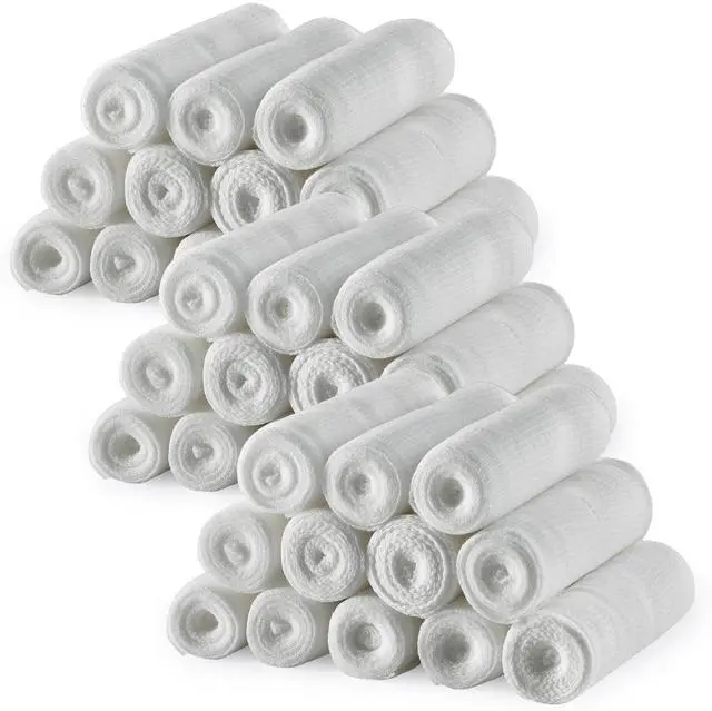 Main image of Gauze Bandage Rolls - Pack of 36, 4" x 4.1 Yards Per Roll of Medical Grade Gauze Bandage and Stretch Bandage Wrapping for Dressing All Types of Wounds and First Aid Kit by MEDca