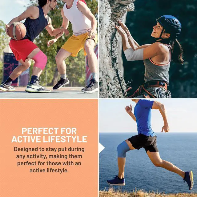 Alt view image 7 of 7 - Self Adherent Cohesive Tape Rolls - Pack of 12-1" 2" 3"x5 Yards Combo Pack, Self Adhesive Bandage Rolls & Sports Athletic Wrap for Ankle, Wrist, Sprains and Swelling, Vet Wraps (Bright Neon Colors)
