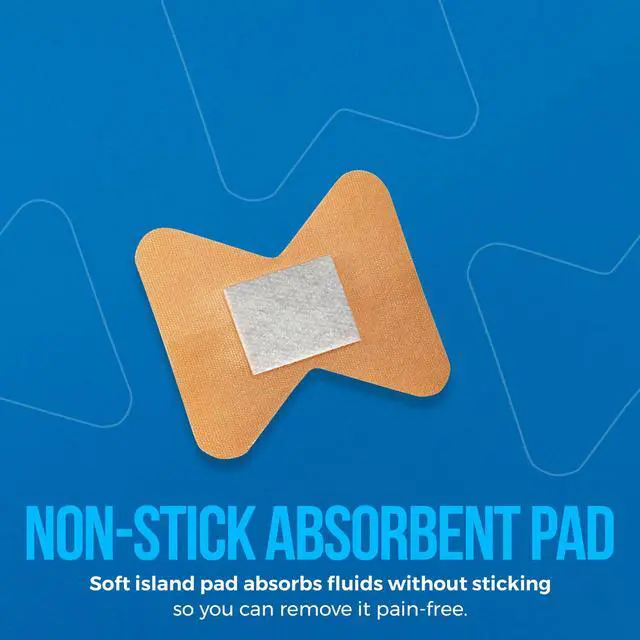 Alt view image 8 of 10 - Flexible Fabric Bandages - Flex Fabric Adhesive Bandages Finger-Tip Bandages for Finger Care and to Protect Wounds from Infection - (100 Count Box)