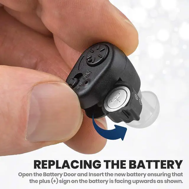 Alt view image 4 of 7 - Digital Hearing Amplifier - In-The-Canal (ITC) Pair of In Ear Sound Amplification Devices, Audiologist and Doctor Designed Personal Sound Amplifier for Adults and Sound Enhancer Set, (Black)