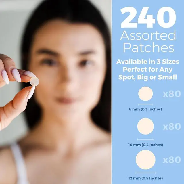 Alt view image 2 of 7 - MEDca Acne Pimple Master Patch Absorbing Cover 24 Count Three Sizes 10 Sheets
