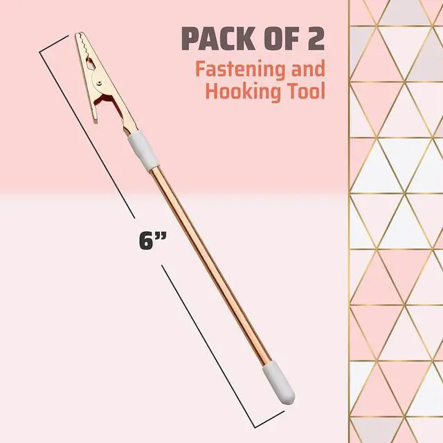 Alt view image 2 of 7 - MEDca Jewelry Helper 2 Pack, 6-Inch Bracelet Fastening Tool for Watches, Necklaces and Jewelry Clasps, Metal Bracelet Buddy for Left or Right Hand Use