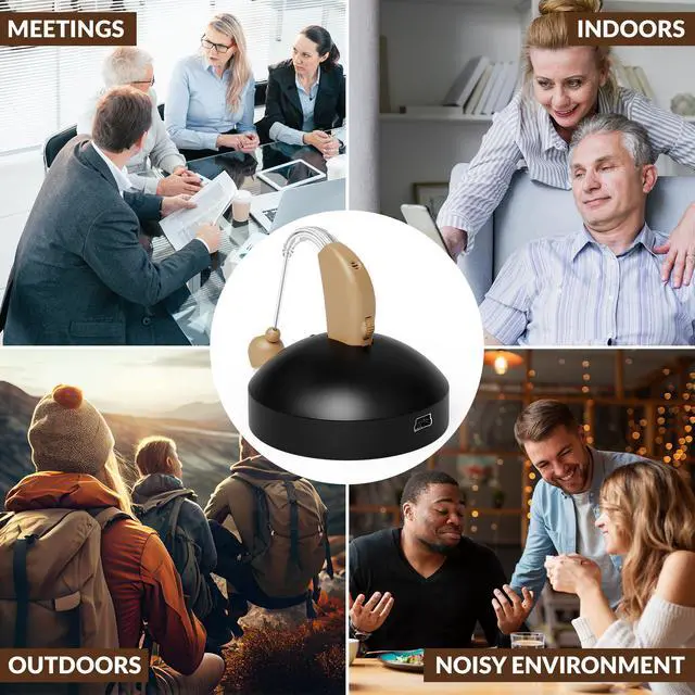 Alt view image 7 of 7 - MEDca Rechargeable Ear Hearing Amplifier