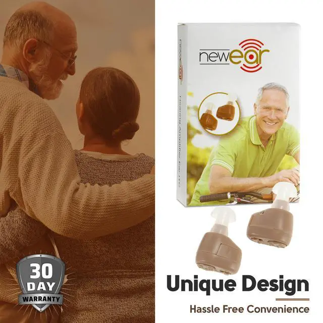 Alt view image 6 of 7 - MEDca NewEar Hearing Aid Hearing Amplifier Ear ITC (Pair)