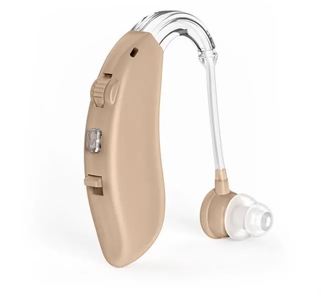 Main image of MEDca Rechargeable Digital Hearing Amplifier, BTE Personal Sound Amplifier with Digital Volume Control, Rechargeable Hearing Amplifier Set, Lightweight Behind-the-Ear Design, 3 Ear Tips