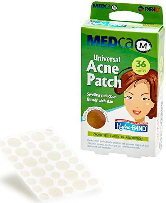 Alt view image 2 of 8 - MEDca Universal Acne Pimple Patch Absorbing Cover 36 Count Two Sizes
