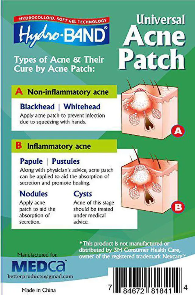 Alt view image 3 of 8 - MEDca Universal Acne Pimple Patch Absorbing Cover 36 Count Two Sizes