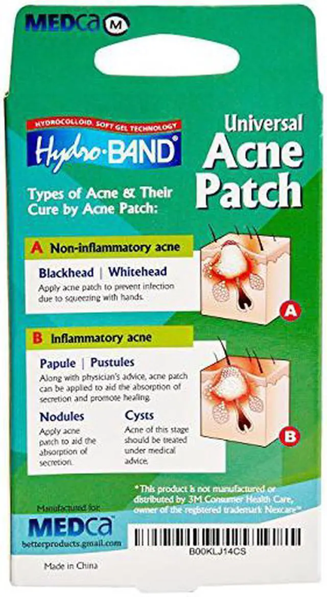 Alt view image 4 of 8 - MEDca Universal Acne Pimple Patch Absorbing Cover 36 Count Two Sizes