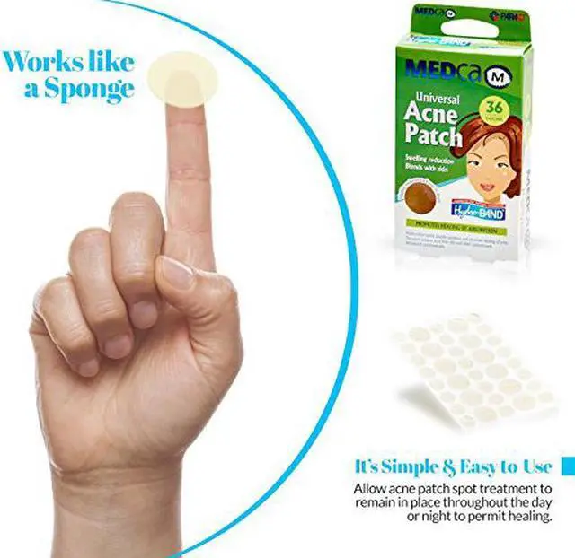Alt view image 7 of 8 - MEDca Universal Acne Pimple Patch Absorbing Cover 36 Count Two Sizes