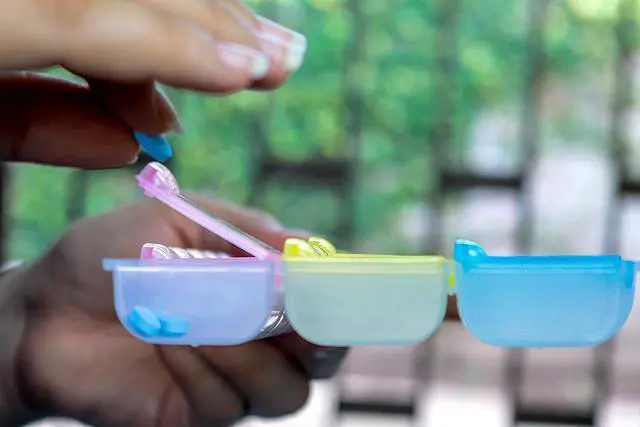 Alt view image 5 of 7 - MEDca Weekly Pill Organizer, Three-Times-a-Day, 1 Pill Organizer