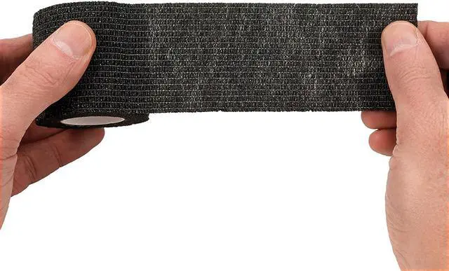 Alt view image 6 of 8 - Self-Adherent Cohesive Bandage - Medical Wrap - 6 Rolls 2 Wide x 5 Yards Sports Tape for Medical Use, Sports, First Aid and HelpsHelp Protect Skin