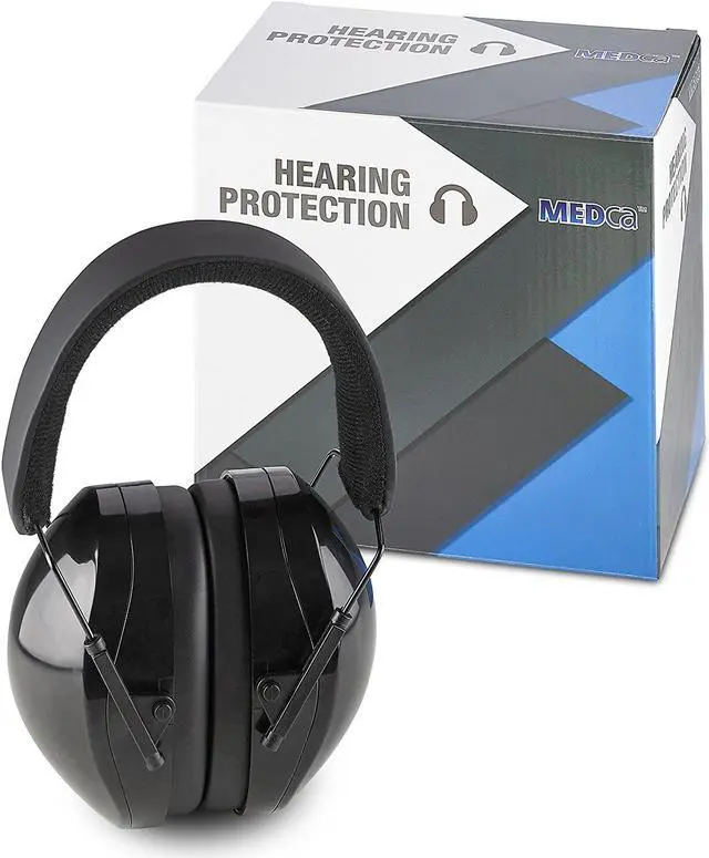 Main image of Hearing Protection Ear Muffs Fully Adjustable Professional Noise Canceling Ear Hearing Protection for Shooting, Firing Range, Yard Work, Woodworking, Fits Adults & Kids- Includes Protective Travel Bag