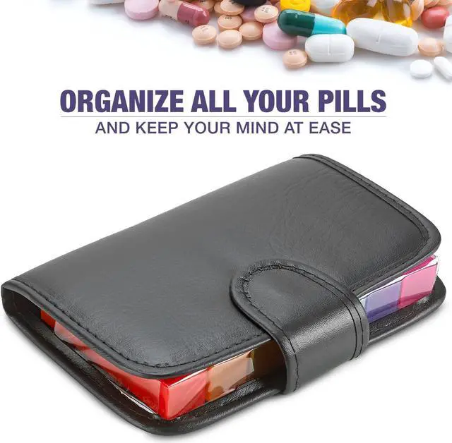 Alt view image 2 of 7 - MEDca Weekly Pill Organizer, 4 Times A Day, With Travel Pill Case (7.5 X 4.5 INCHES)