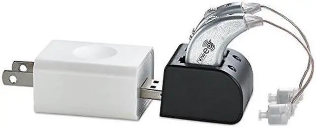 Alt view image 2 of 8 - Digital Hearing Amplifiers - Rechargeable BTE Personal Sound Amplifier Pair with USB Dock - Premium Behind the Ear Sound Amplification - By NewEar