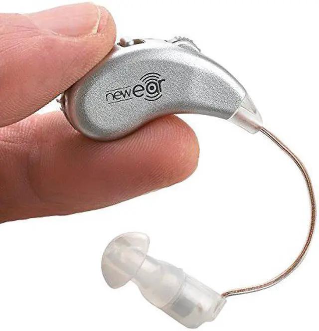 Alt view image 3 of 8 - Digital Hearing Amplifiers - Rechargeable BTE Personal Sound Amplifier Pair with USB Dock - Premium Behind the Ear Sound Amplification - By NewEar