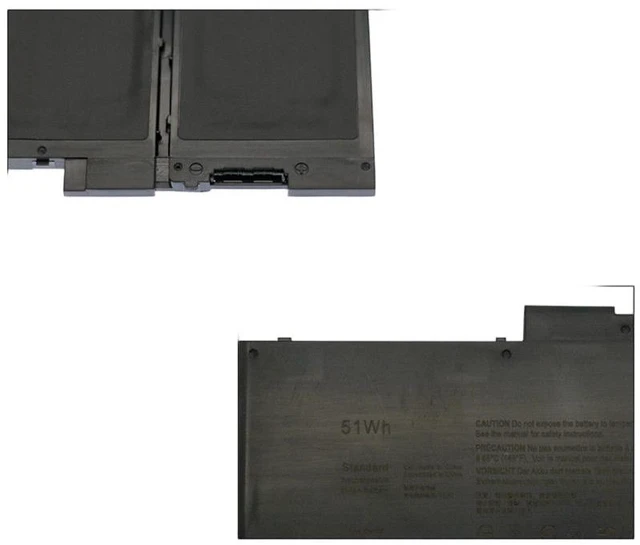 Alt view image 2 of 5 - Battery for DELL Latitude 5490 5590 5491 5591 93FTF 51Wh 11.4V Li-ion Laptop Battery High Capacity, Fast Shipping, 2-Year Warranty