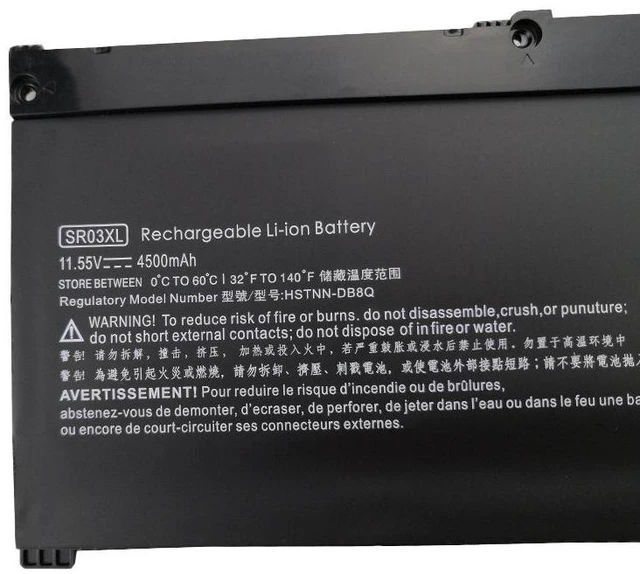 Main image of Battery for HP Pavilion Gaming 15/17, OMEN 15/17, TPN-Q211 C133 C134 Q193 Q194 SR03 SR04XL, 11.55V 4400mAh 48Wh, 2-Year Warranty
