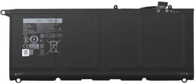 Alt view image 5 of 5 - Battery for Dell XPS 13 9343 9350 9360 P54G JD25G 90V7W PW23Y 7.6V 52Wh 1-Year Warranty