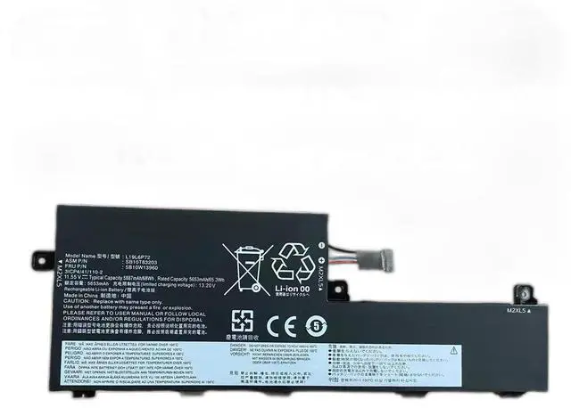 Main image of Laptop Battery for Lenovo ThinkPad P15V T15 Gen 1 TP00119A TP00119C TP00119D L19L6P72 11.55V 68Wh, High Capacity